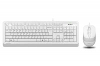 Комплект A4Tech Fstyler Sleek Multimedia Comfort F1010, White, клавиатура+мышь,