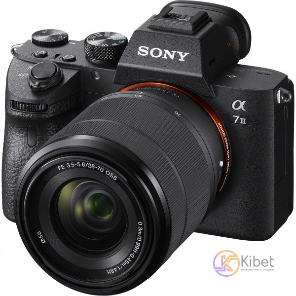 Фотоаппарат Sony Alpha 7M3 + 28-70mm Kit Black (ILCE7M3KB.CEC), Матрица 35,6 x 2