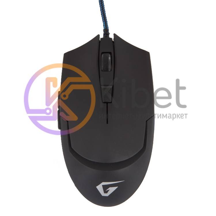 Мышь Gemix W-140 Black, Optical, USB, 2400 dpi, подсветка, игровая
