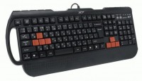 Клавиатура A4Tech X7-G700R Black, PS 2, игровая