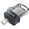 USB 3.0 Флеш накопитель 64Gb SanDisk Ultra Dual, OTG, Silver (SDDD3-064G-G46)