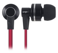 Наушники Ergo ES-900 Black, Mini jack (3.5 мм), вакуумные, кабель 1.2 м