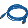 Кабель - удлинитель USB 3.0 - 1.8м AM AF HQ-Tech синий