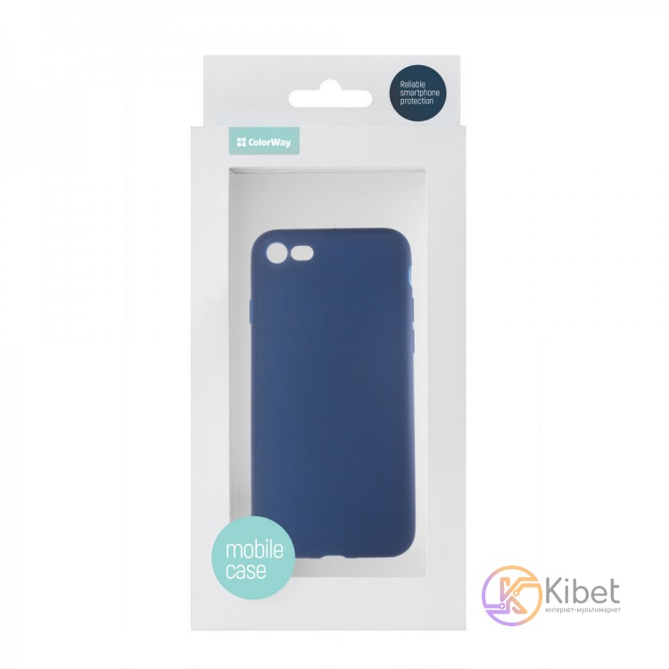 Бампер для iPhone 8, ColorWay, Blue (CW-CTPAI8-BL)