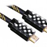 Кабель HDMI - HDMI, 5 м, Black, V1.4, Viewcon, позолоченные коннекторы, цинковый