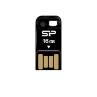 USB Флеш накопитель 16Gb Silicon Power Touch T02 Black 20 8Mbps SP016GBUF2T0