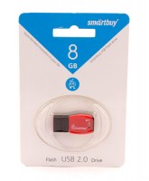 USB Флеш накопитель 8Gb Smartbuy Cobra Red SB8GBCR-K