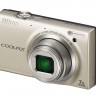 Фотоаппарат Nikon Coolpix S6100 Silver, 1 2.3', 16.1Mpx, LCD 3', зум оптический