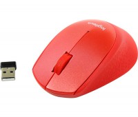 Мышь Logitech M330 Silent Plus, Red, USB, беспроводная, оптическая, 1000 dpi, 3