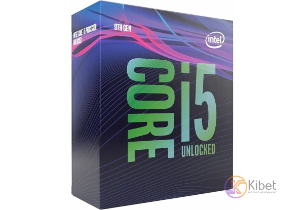 Процессор Intel Core i5 (LGA1151) i5-9600KF, Box, 6x3.7 GHz (Turbo Boost 4.6 GHz