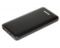Универсальная мобильная батарея 10000 mAh, GreenWave PB-QC-1000, Black