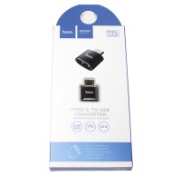Переходник Hoco UA5 USB - Type-C, Black
