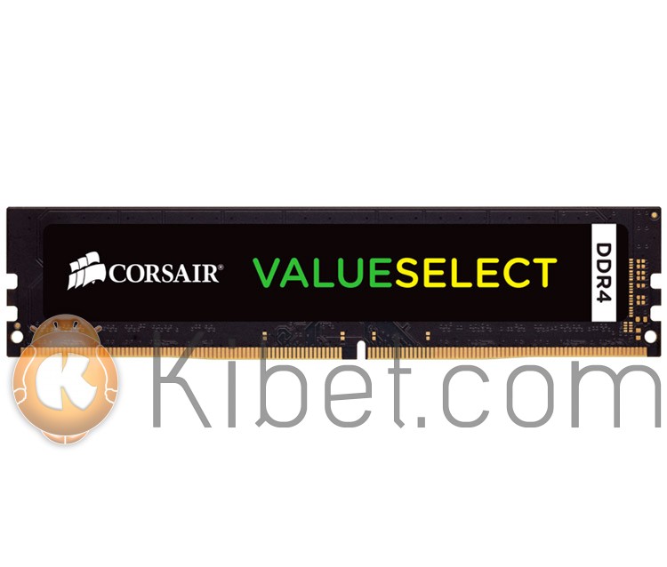 Модуль памяти 4Gb DDR4, 2666 MHz, Corsair, 18-18-18, 1.2V (CMV4GX4M1A2666C18)