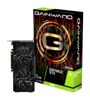 Видеокарта GeForce GTX 1660, Gainward, Ghost, 6Gb DDR5, 192-bit, DVI HDMI DP, 17
