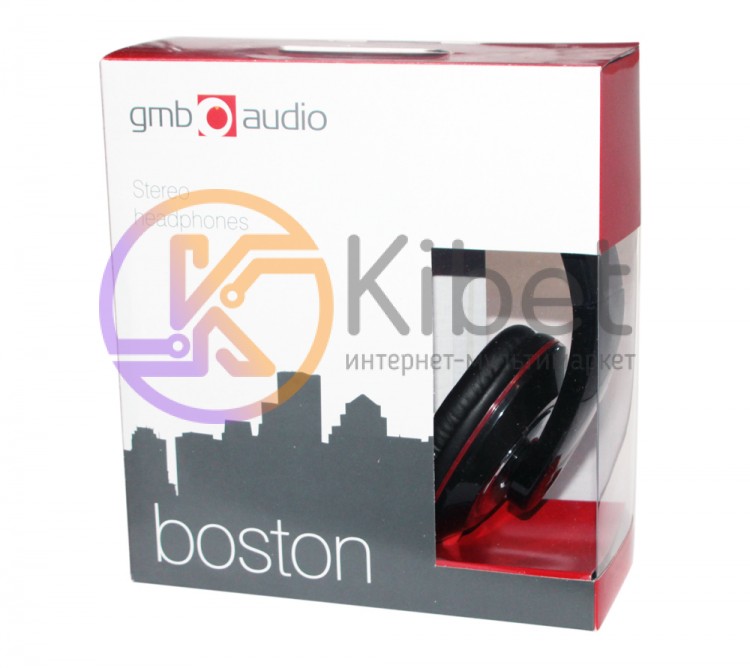 Наушники Gmb audio MHS-BOS, Glossy Black, Mini jack, серия gmb audio 'Бостон'