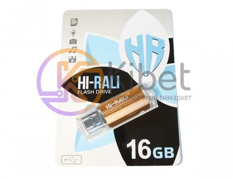 USB Флеш накопитель 16Gb Hi-Rali Corsair series Bronze HI-16GBCORBR