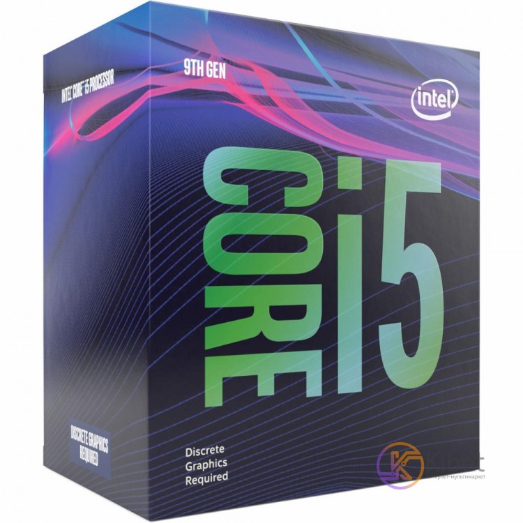 Процессор Intel Core i5 (LGA1151) i5-9500F, Box, 6x3,0 GHz (Turbo Boost 4,4 GHz)