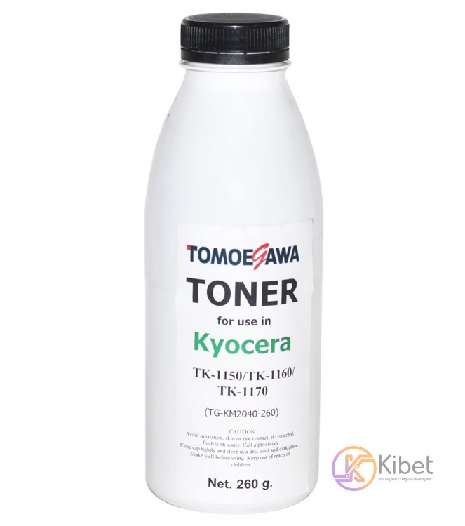 Тонер Kyocera TK-1150 1160 1170, Black, P2040 P2235, M2040 M2135 M2540, банка, 2