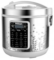 Мультиварка Hilton HMC-532 Silver, 900W, мультиварка, 5л, управление сенсорное,