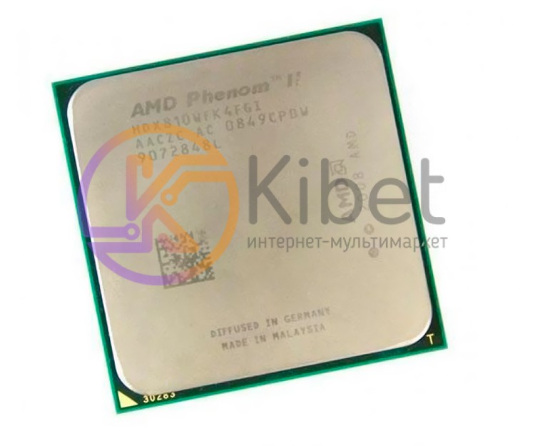 Процессор AMD (AM3) Phenom II X4 810, Tray, 4x2,6 GHz, L3 4Mb, Deneb, 45 nm, TDP