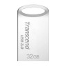 USB 3.0 Флеш накопитель 32Gb Transcend JetFlash 710, Silver, металлический корпу