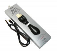 Кабель USB - Lightning, Black, Remax, Radiance, 1 м (RC-041i)