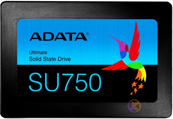 Твердотельный накопитель 512Gb, A-Data SU750 Ultimate, SATA3, 2.5', 3D TLC, 550