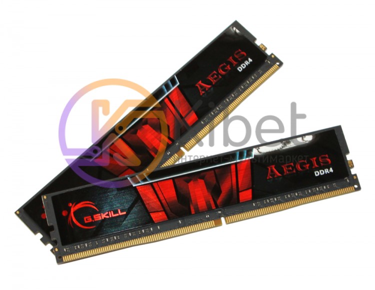 Модуль памяти 4Gb x 2 (8Gb Kit) DDR4, 2400 MHz, G.Skill Aegis, 15-15-15-35, 1.2V