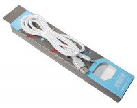 Кабель USB - microUSB, White, 1,5 м, Voltex Long , алюминевые коннектора, 2A