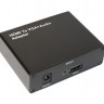 Адаптер HDMI (F) - VGA (F) + 2xRCA (F), Atcom, Black, блок питания (15272)