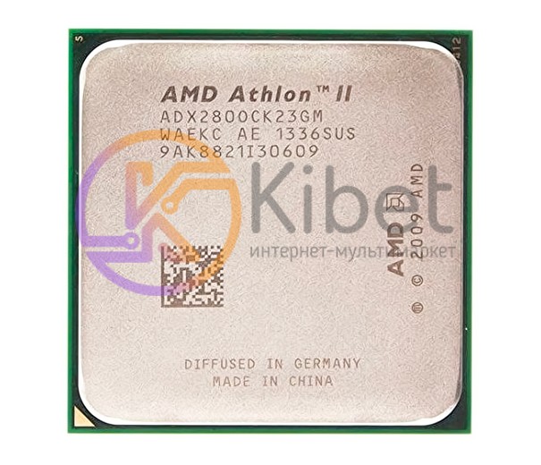 Процессор AMD (AM3) Athlon II X2 280, Tray, 2x3,6 GHz, L2 2Mb, Regor, 45 nm, TDP