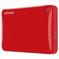 Внешний жесткий диск 500Gb Toshiba Canvio Connect II, Red, 2.5', USB 3.0 (HDTC80