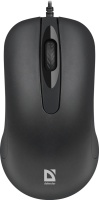 Мышь Defender Classic MB-230, Black, USB, оптическая, 1000 dpi, 3 кнопки, 1.5 м