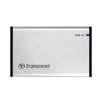 Карман внешний 2.5' Transcend StoreJet 25S3, Silver, для SSD HDD, SATA3, USB 3.1
