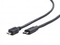 Кабель USB 2.0 - 1.8м Micro BM-папа C-папа Cablexpert, CCP-USB2-mBMCM-6 премиум