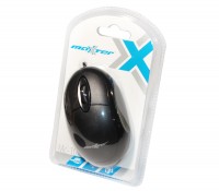 Мышь Maxxter Mc-107BK Black, Optical, USB, 800 dpi, мини мышь