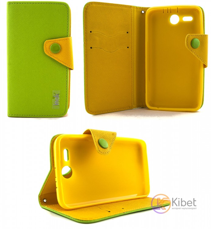 Чехол-книжка для смартфона Lenovo A529 Imak, green