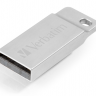 USB Флеш накопитель 64Gb Verbatim Metal Executive, Silver (98750)
