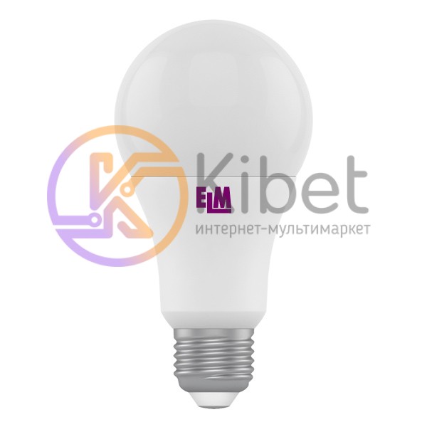 Лампа светодиодная E27, 10W, 4000K, B60, ELM, 806 lm, 220V (18-0007)