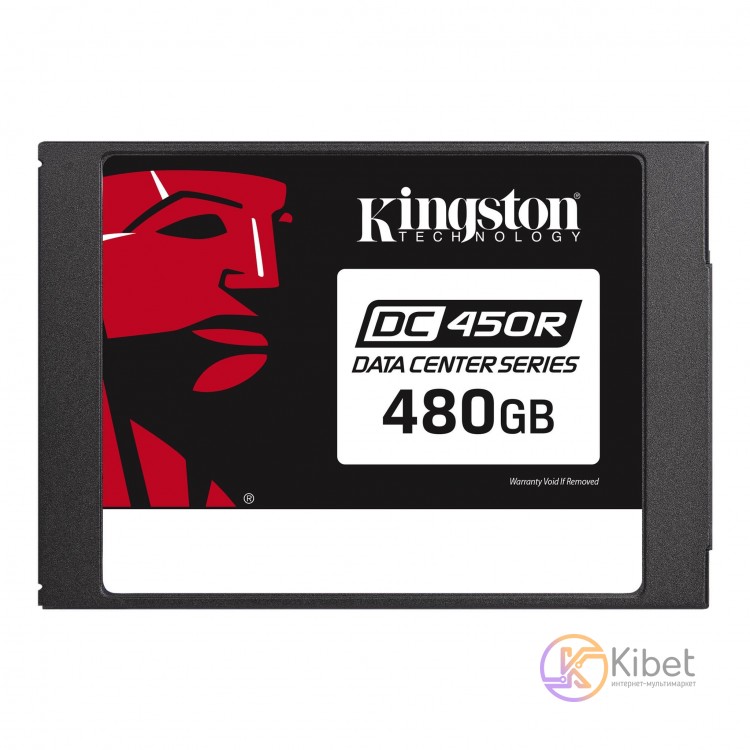 Твердотельный накопитель 480Gb, Kingston DC450R, SATA3, 2.5', 3D TLC, 560 510 MB