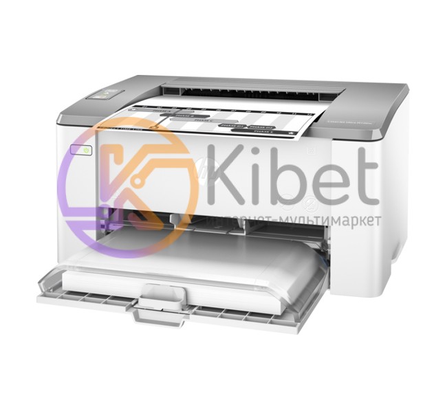 Принтер лазерный ч б A4 HP LaserJet Ultra M106w (G3Q39A), White, 600x600 dpi, до