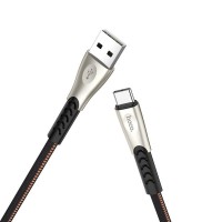 Кабель USB - USB 3.1 Type C, Hoco Superior speed charging, Black, 1.2 м (U48)