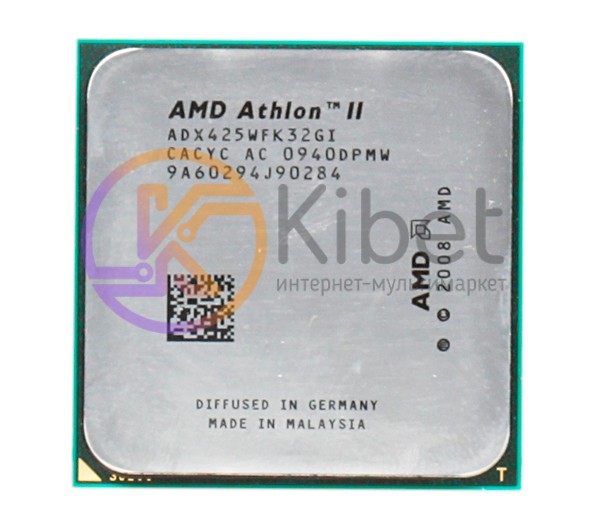 Процессор AMD (AM3) Athlon II X3 425, Tray, 3x2.7 GHz, L2 1.5Mb, Rana, 45 nm, TD