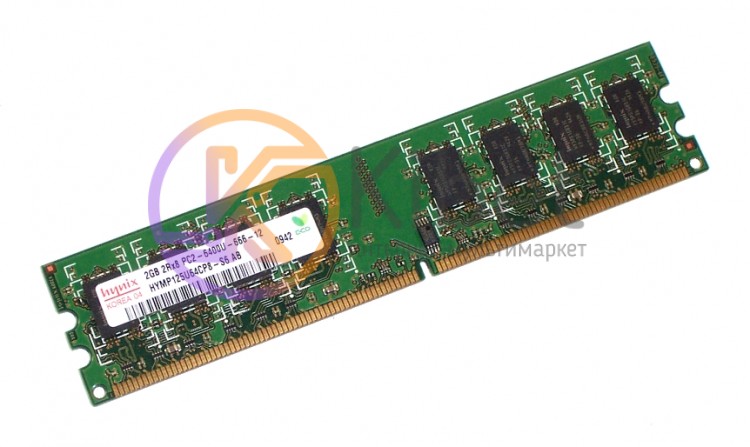 Модуль памяти 2Gb DDR2, 800 MHz, Hynix Original, CL6 (HYMP125U64CP8-S6)