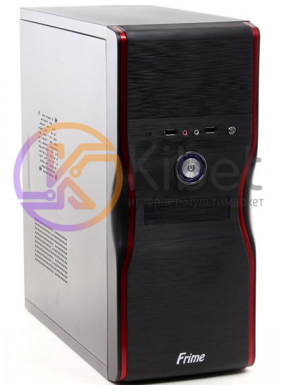 Корпус Frime FC-161BR Black Red, 450W, 120mm, ATX Micro ATX, 3.5mm х 2, USB2.0