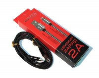 Кабель USB - iPhone 5, Black, 1м, Voltex Mettal, алюминевые коннектора, плоски