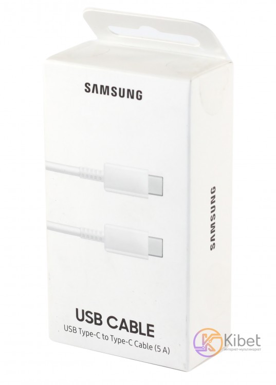 Кабель USB Type-C - USB Type-C, Samsung , White, 1 м
