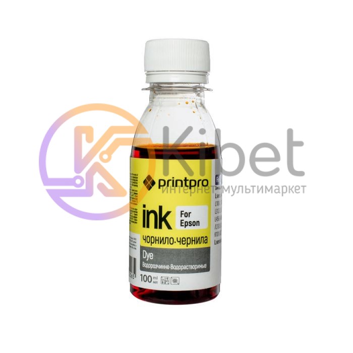 Чернила PrintPro Epson L800, Yellow, 100 мл (PP-EWLSY01)