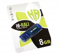 USB Флеш накопитель 8Gb Hi-Rali Taga Blue, HI-8GBTAGBL