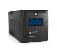ИБП Ritar RTP1500 (900W) Proxima-D, LCD, AVR, 4st, 4xSCHUKO socket, 2x12V9Ah, pl